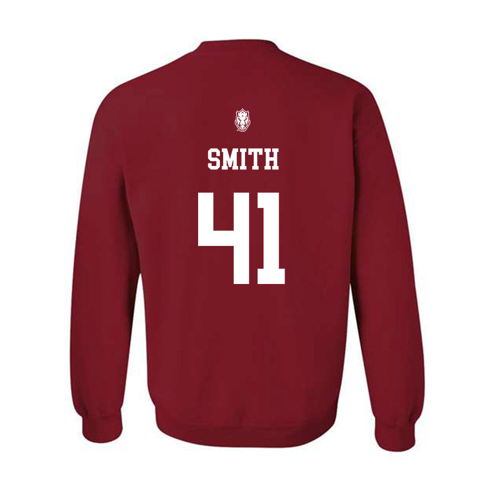 Arkansas - NCAA Football : Connor Smith - Classic Shersey Crewneck Sweatshirt-1