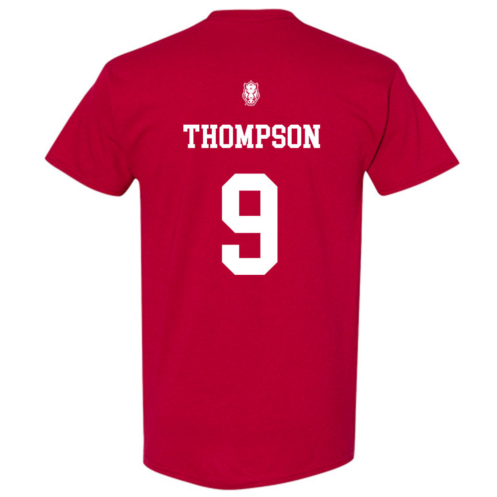 Arkansas - NCAA Men's Basketball : Davion Thompson - Classic Shersey T-Shirt-1
