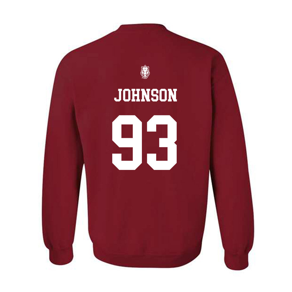 Arkansas - NCAA Football : Keiundre Johnson - Classic Shersey Crewneck Sweatshirt-1