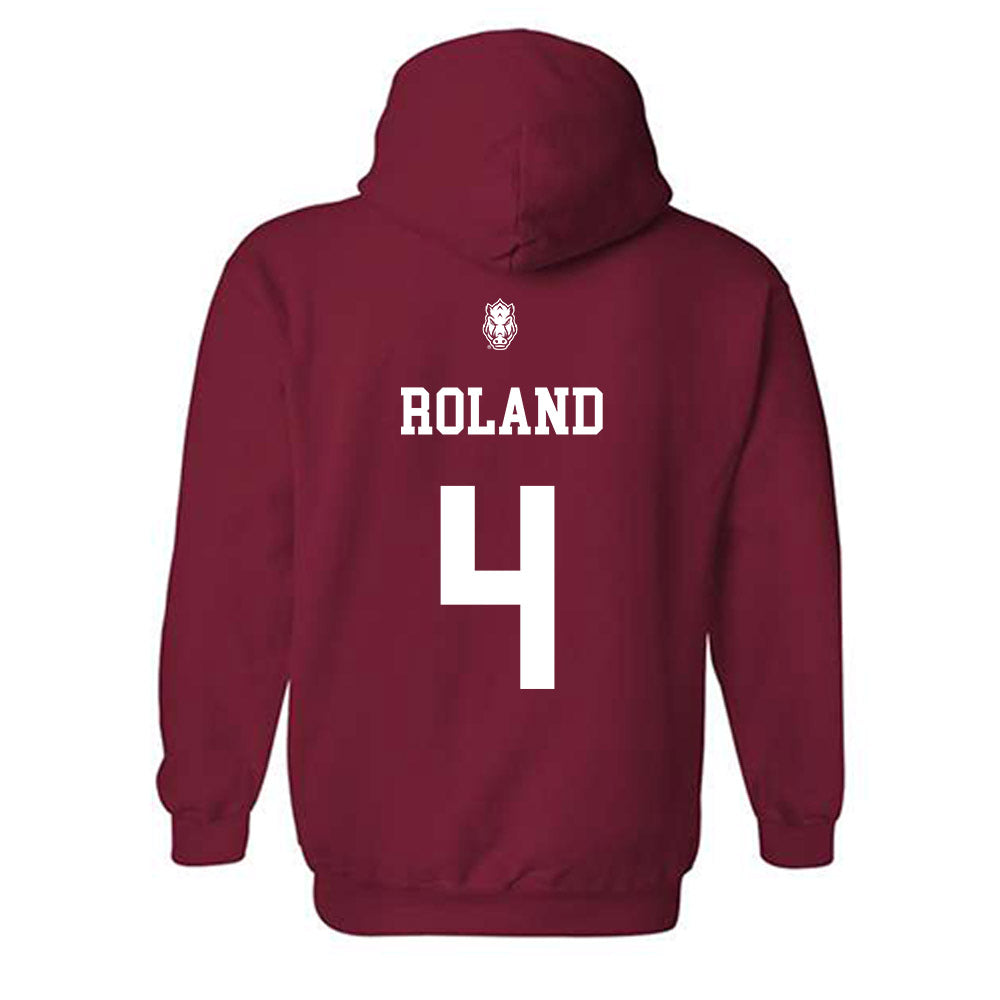 Arkansas - NCAA Football : Lakhi Roland - Classic Shersey Hooded Sweatshirt-1