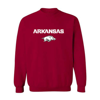 Arkansas - NCAA Baseball : Ty Burnham - Classic Shersey Crewneck Sweatshirt-0