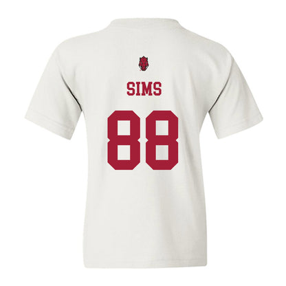 Arkansas - NCAA Football : Xadavien Sims - Sports Shersey Youth T-Shirt-1