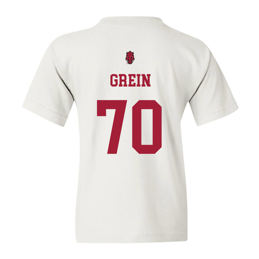 Arkansas - NCAA Football : Dan Grein - Sports Shersey Youth T-Shirt-1