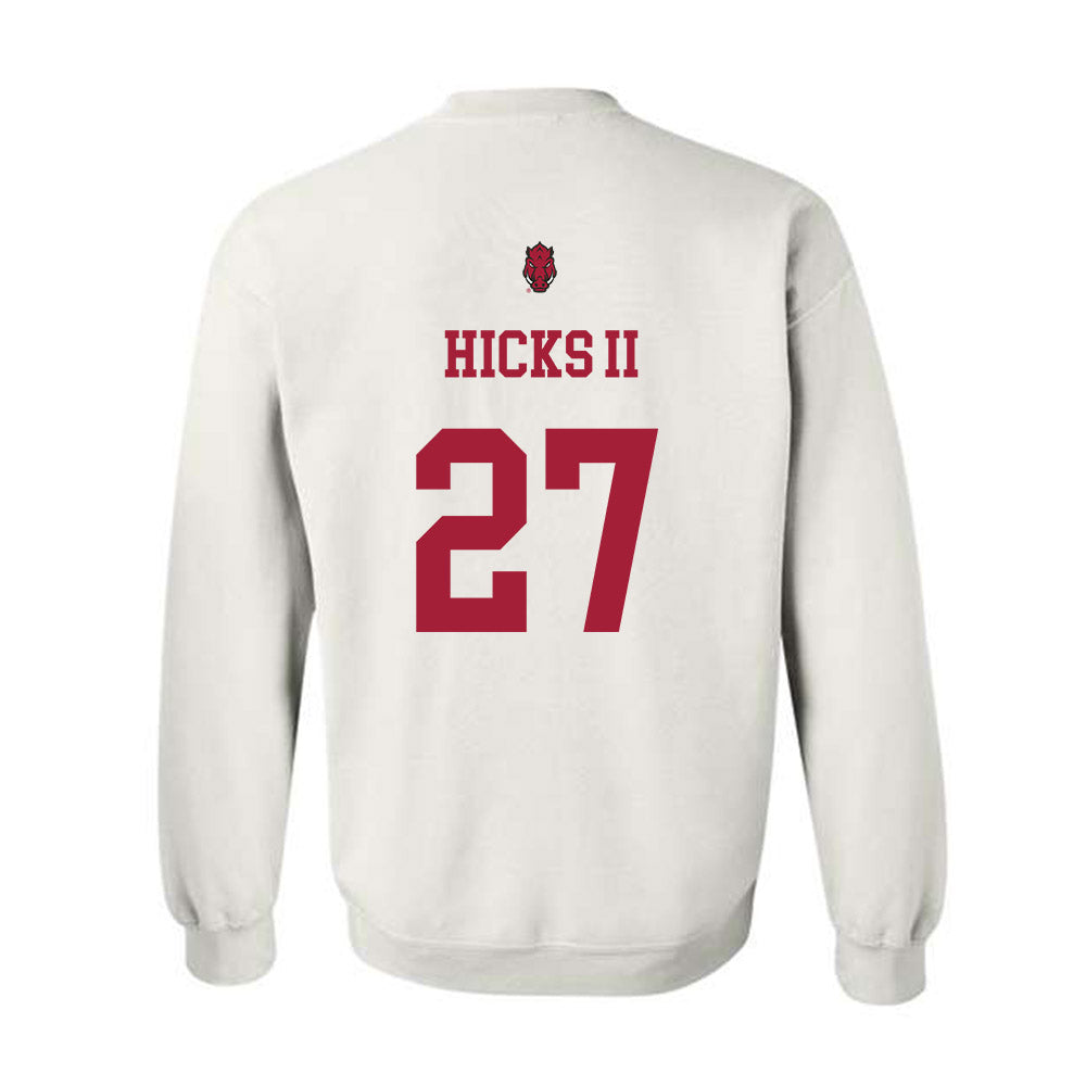 Arkansas - NCAA Football : LaMarcus Hicks II - Sports Shersey Crewneck Sweatshirt-1