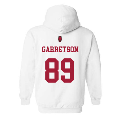 Arkansas - NCAA Football : Gavin Garretson - Sports Shersey Hooded Sweatshirt-1