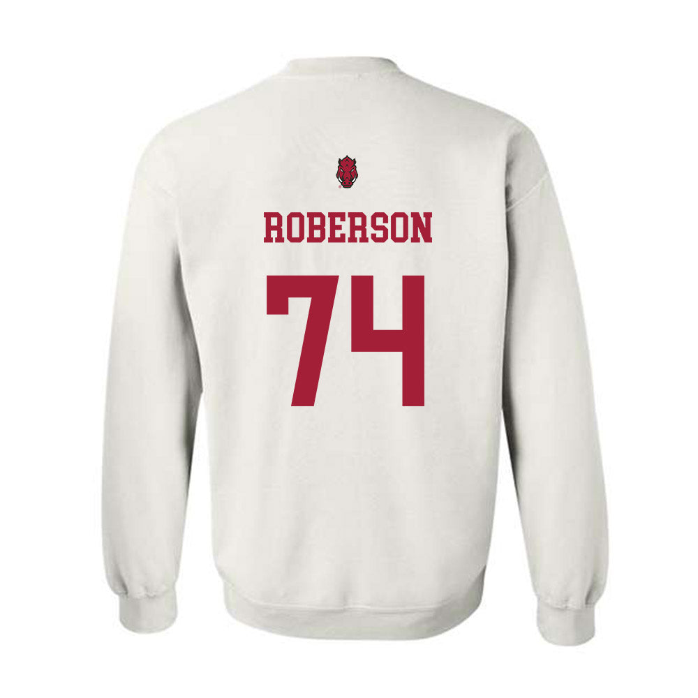 Arkansas - NCAA Football : Terence Roberson - Sports Shersey Crewneck Sweatshirt-1