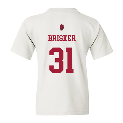 Arkansas - NCAA Football : Blake Brisker - Sports Shersey Youth T-Shirt-1