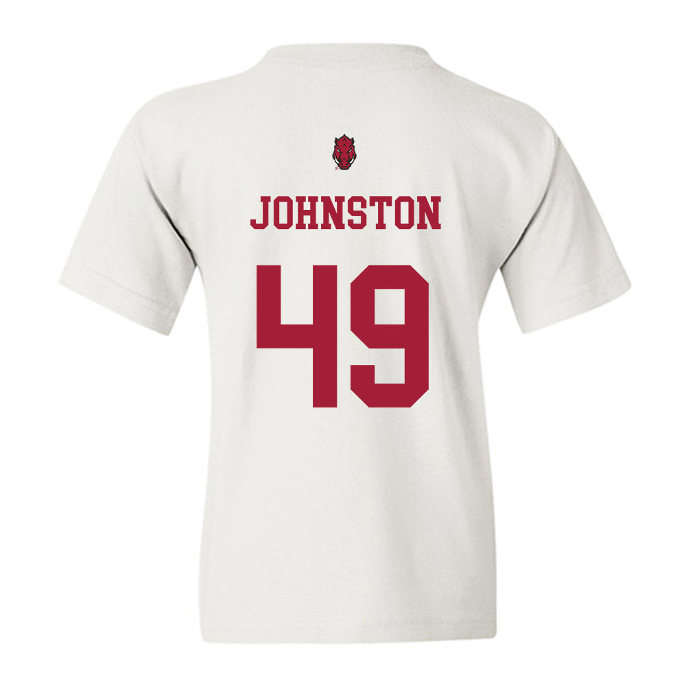 Arkansas - NCAA Football : Adam Johnston - Sports Shersey Youth T-Shirt-1