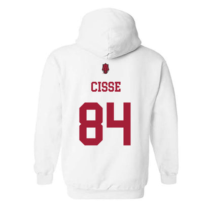 Arkansas - NCAA Football : Ismael Cisse - Sports Shersey Hooded Sweatshirt-1