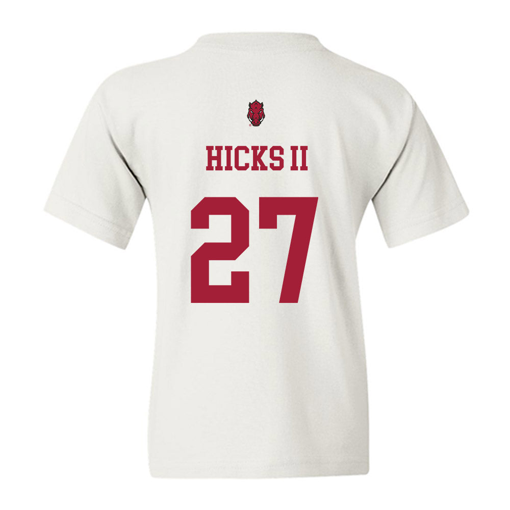 Arkansas - NCAA Football : LaMarcus Hicks II - Sports Shersey Youth T-Shirt-1