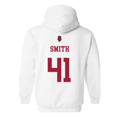 Arkansas - NCAA Football : Connor Smith - Sports Shersey Hooded Sweatshirt-1