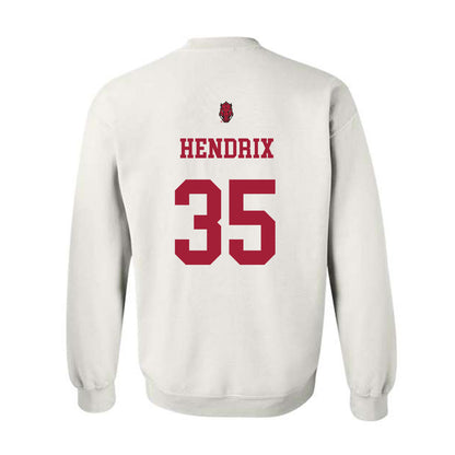 Arkansas - NCAA Football : Hutson Hendrix - Sports Shersey Crewneck Sweatshirt-1