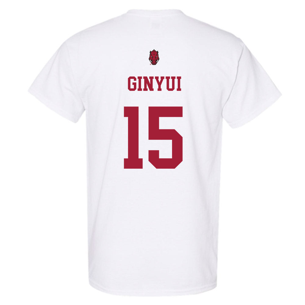 Arkansas - NCAA Football : Nsongbeh Ginyui - Sports Shersey T-Shirt-1