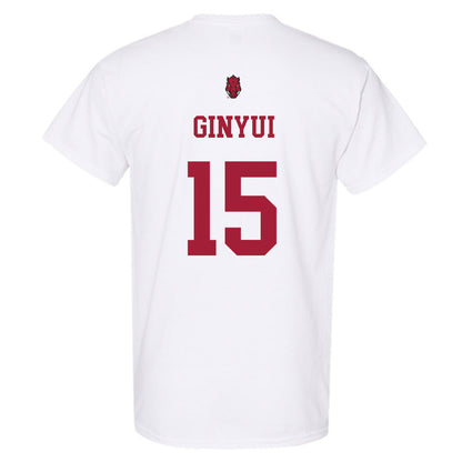 Arkansas - NCAA Football : Nsongbeh Ginyui - Sports Shersey T-Shirt-1