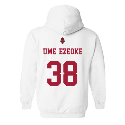 Arkansas - NCAA Football : Bradley Ume-Ezeoke - Sports Shersey Hooded Sweatshirt-1