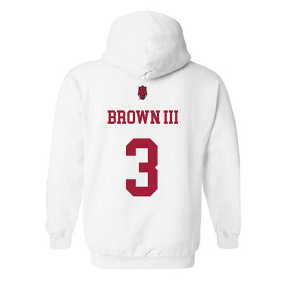 Arkansas - NCAA Football : CS Brown III - Sports Shersey Hooded Sweatshirt-1