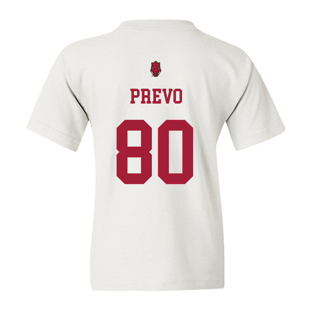 Arkansas - NCAA Football : Dequane Prevo - Sports Shersey Youth T-Shirt-1
