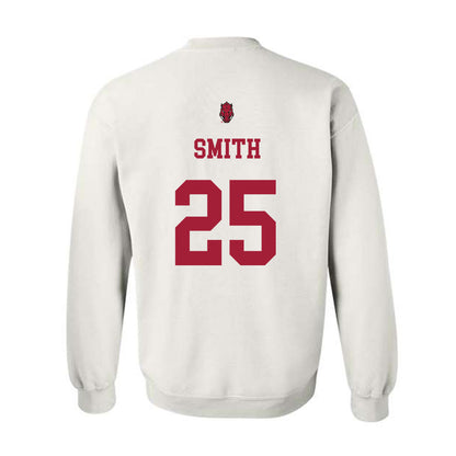 Arkansas - NCAA Football : Ja’Quavion Smith - Sports Shersey Crewneck Sweatshirt-1