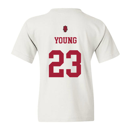 Arkansas - NCAA Football : Kevin Young - Sports Shersey Youth T-Shirt-1