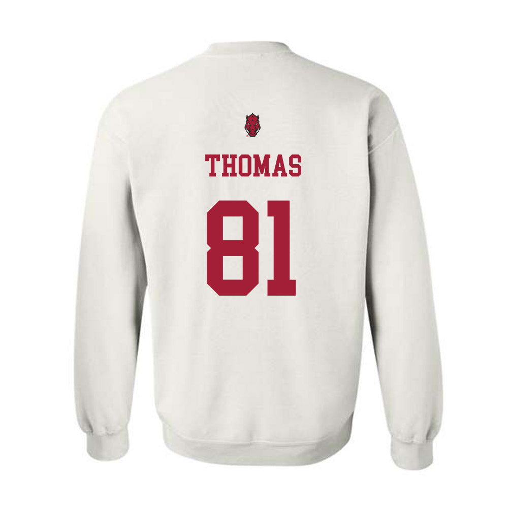Arkansas - NCAA Football : Dai'Shaun Thomas - Sports Shersey Crewneck Sweatshirt-1