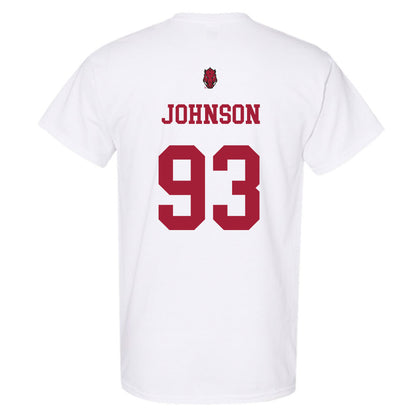 Arkansas - NCAA Football : Keiundre Johnson - Sports Shersey T-Shirt-1