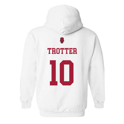 Arkansas - NCAA Football : Cade Trotter - Sports Shersey Hooded Sweatshirt-1