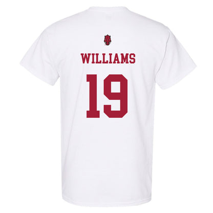 Arkansas - NCAA Football : Kyndrick Williams - Sports Shersey T-Shirt-1