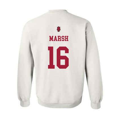 Arkansas - NCAA Football : Kourtlan Marsh - Sports Shersey Crewneck Sweatshirt-1