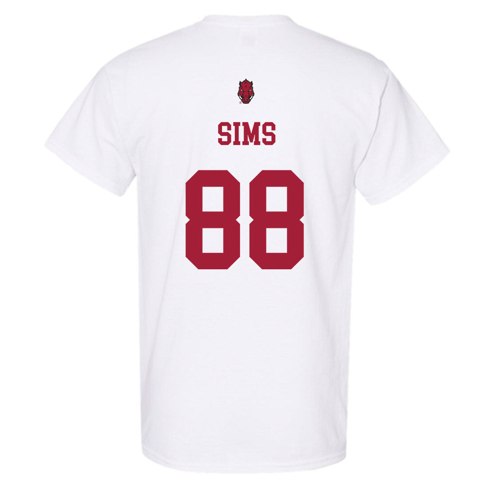 Arkansas - NCAA Football : Xadavien Sims - Sports Shersey T-Shirt-1