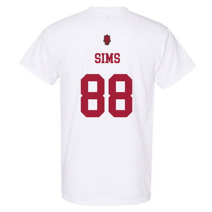 Arkansas - NCAA Football : Xadavien Sims - Sports Shersey T-Shirt-1