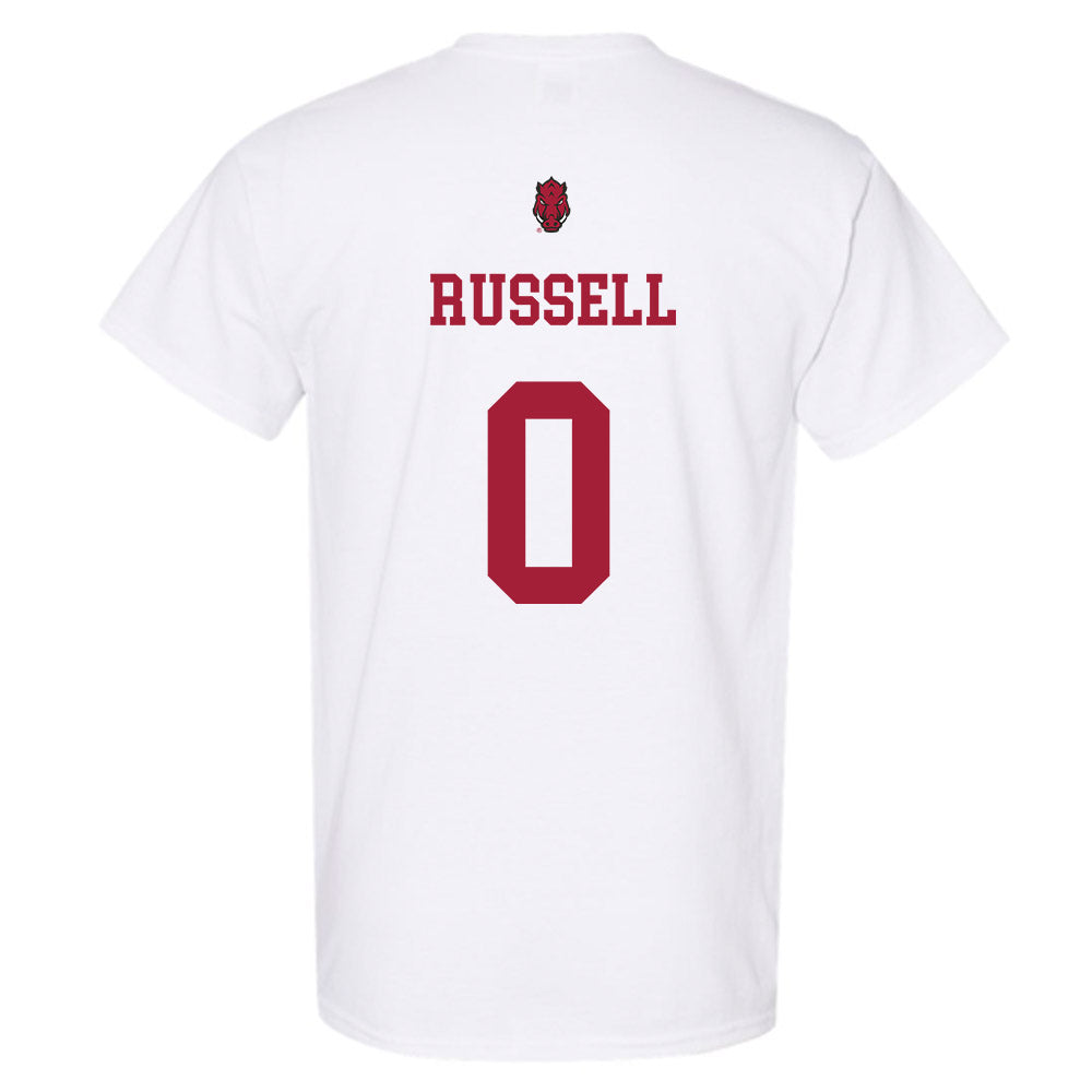 Arkansas - NCAA Football : Braylen Russell - Sports Shersey T-Shirt-1