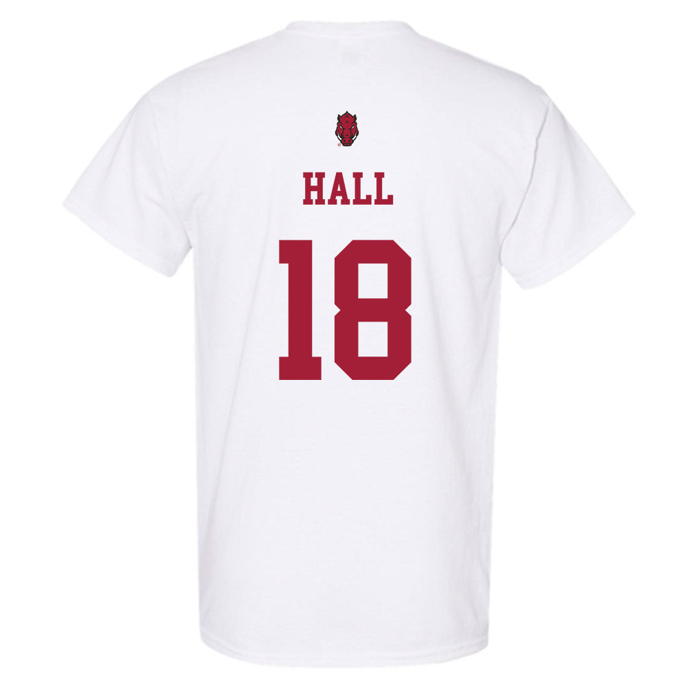 Arkansas - NCAA Football : Jude Hall - Sports Shersey T-Shirt-1