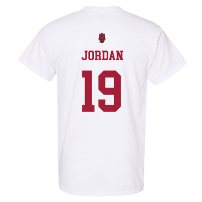 Arkansas - NCAA Football : Antonio Jordan - Sports Shersey T-Shirt-1