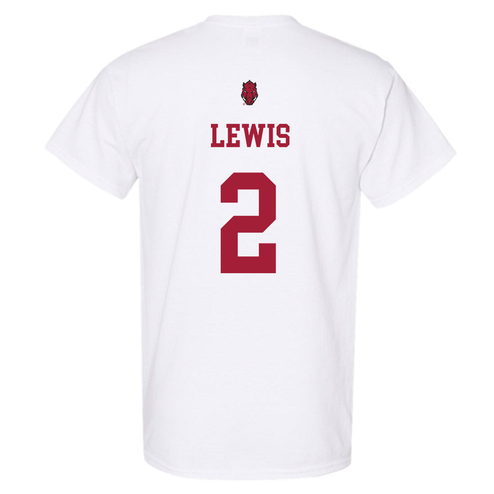Arkansas - NCAA Football : Shelton Lewis - Sports Shersey T-Shirt-1