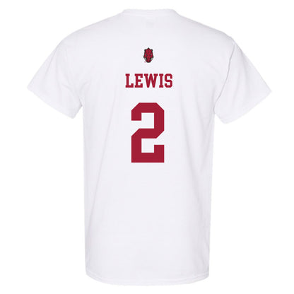 Arkansas - NCAA Football : Shelton Lewis - Sports Shersey T-Shirt-1