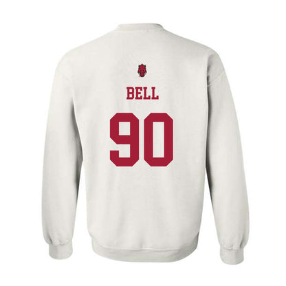Arkansas - NCAA Football : Caleb Bell - Sports Shersey Crewneck Sweatshirt-1