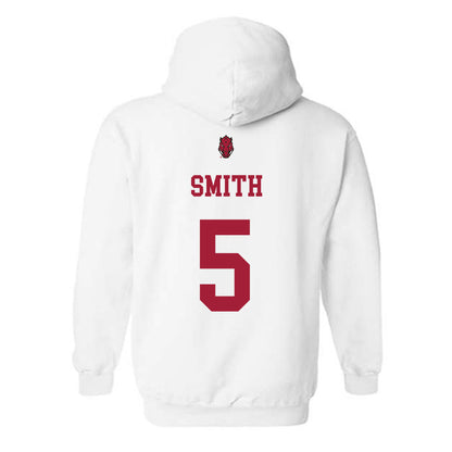 Arkansas - NCAA Football : Sutton Smith - Sports Shersey Hooded Sweatshirt-1
