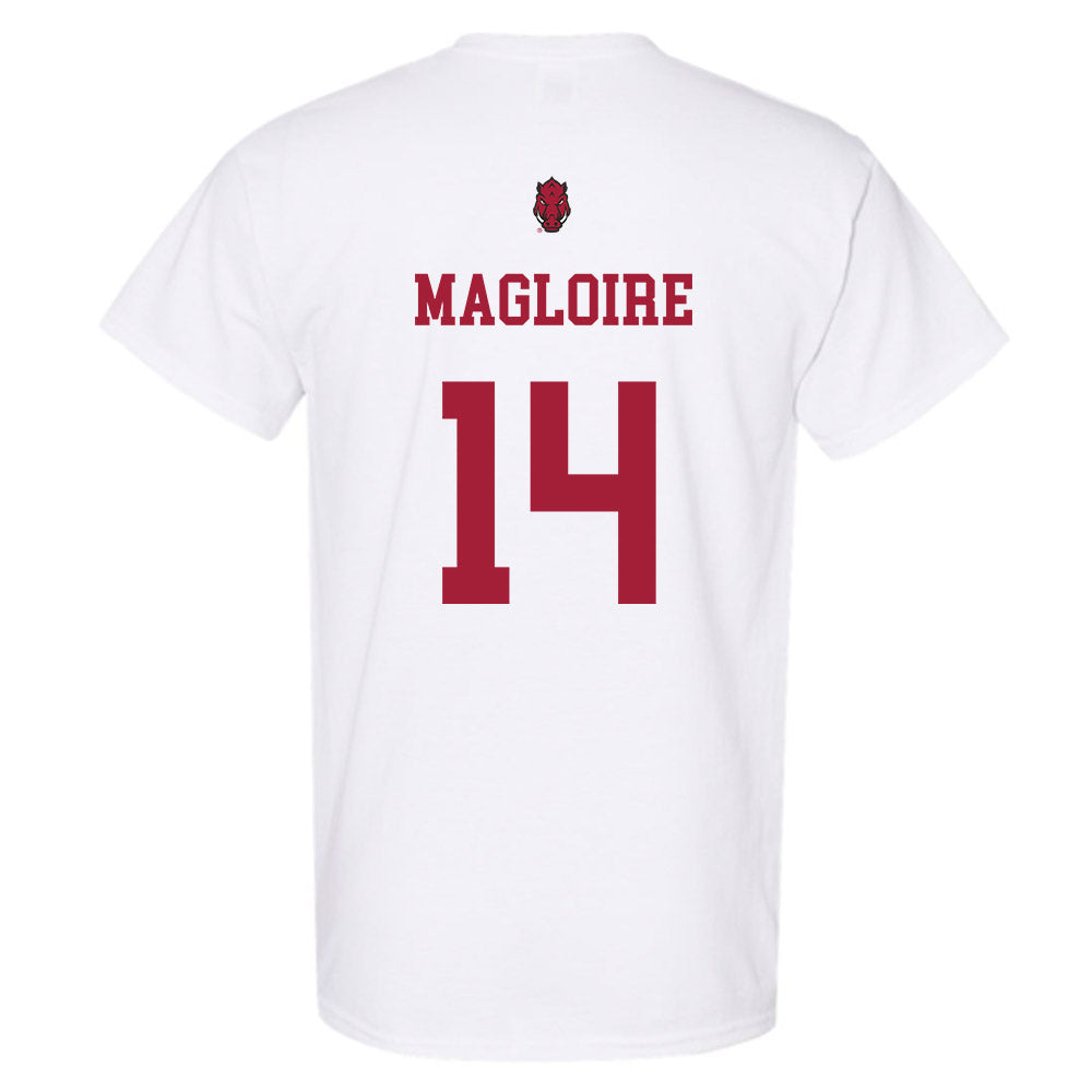 Arkansas - NCAA Football : Kyeaure Magloire - Sports Shersey T-Shirt-1