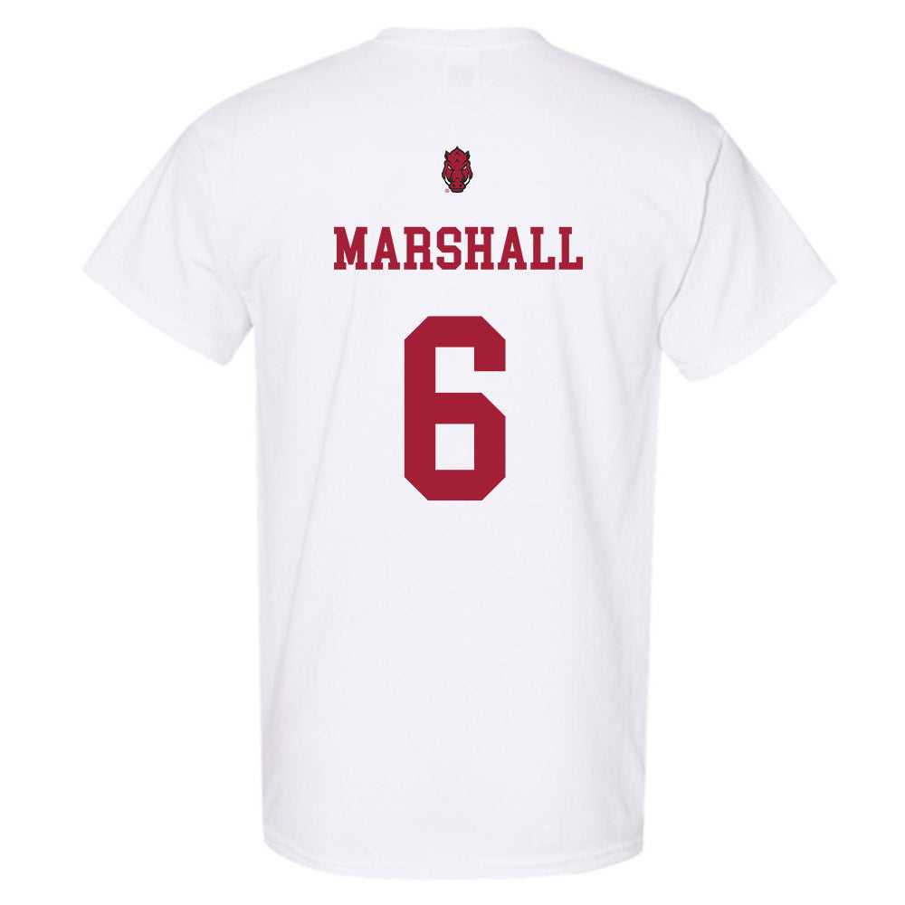 Arkansas - NCAA Football : Chris Marshall - Sports Shersey T-Shirt-1