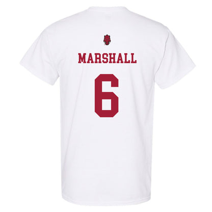 Arkansas - NCAA Football : Chris Marshall - Sports Shersey T-Shirt-1