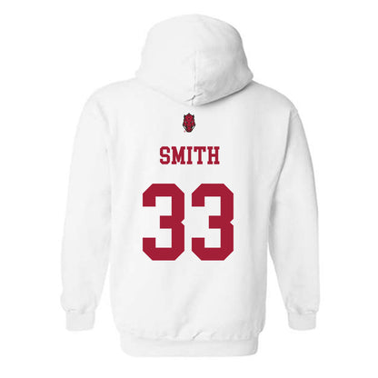 Arkansas - NCAA Football : Jakore Smith - Sports Shersey Hooded Sweatshirt-1