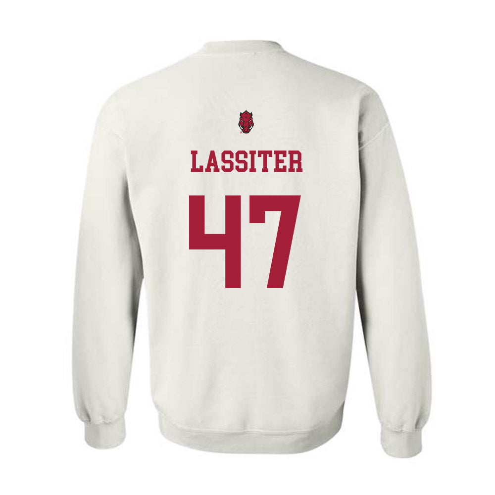 Arkansas - NCAA Football : Maddox Lassiter - Sports Shersey Crewneck Sweatshirt