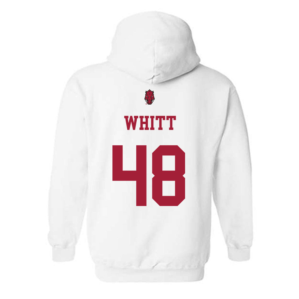 Arkansas - NCAA Football : Joseph Whitt - Sports Shersey Hooded Sweatshirt-1