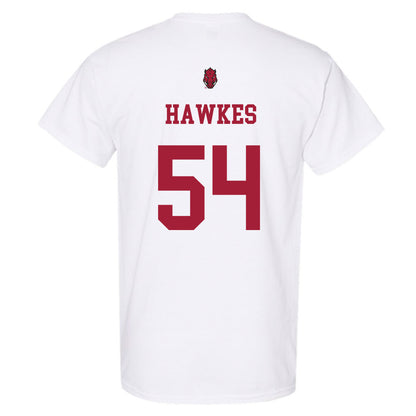 Arkansas - NCAA Football : Adam Hawkes - Sports Shersey T-Shirt-1