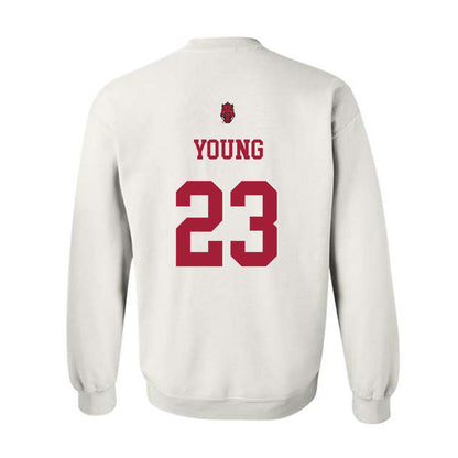 Arkansas - NCAA Football : Kevin Young - Sports Shersey Crewneck Sweatshirt-1