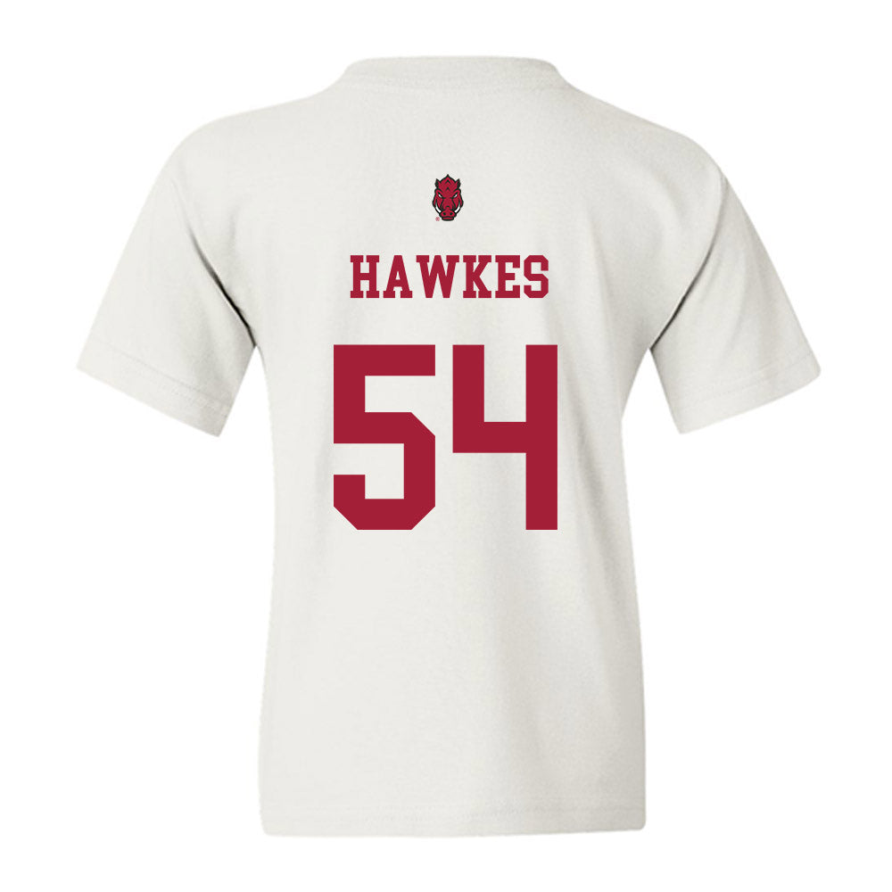 Arkansas - NCAA Football : Adam Hawkes - Sports Shersey Youth T-Shirt-1