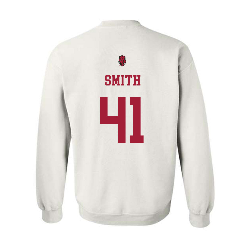 Arkansas - NCAA Football : Connor Smith - Sports Shersey Crewneck Sweatshirt-1