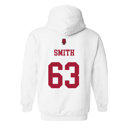 Arkansas - NCAA Football : Hugh Smith - Sports Shersey Hooded Sweatshirt-1