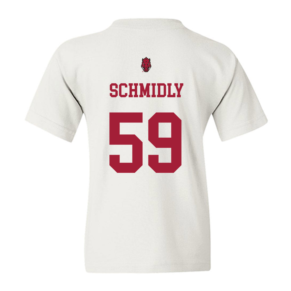 Arkansas - NCAA Football : Max Schmidly - Sports Shersey Youth T-Shirt-1