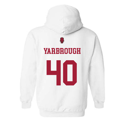 Arkansas - NCAA Football : Colton Yarbrough - Sports Shersey Hooded Sweatshirt-1